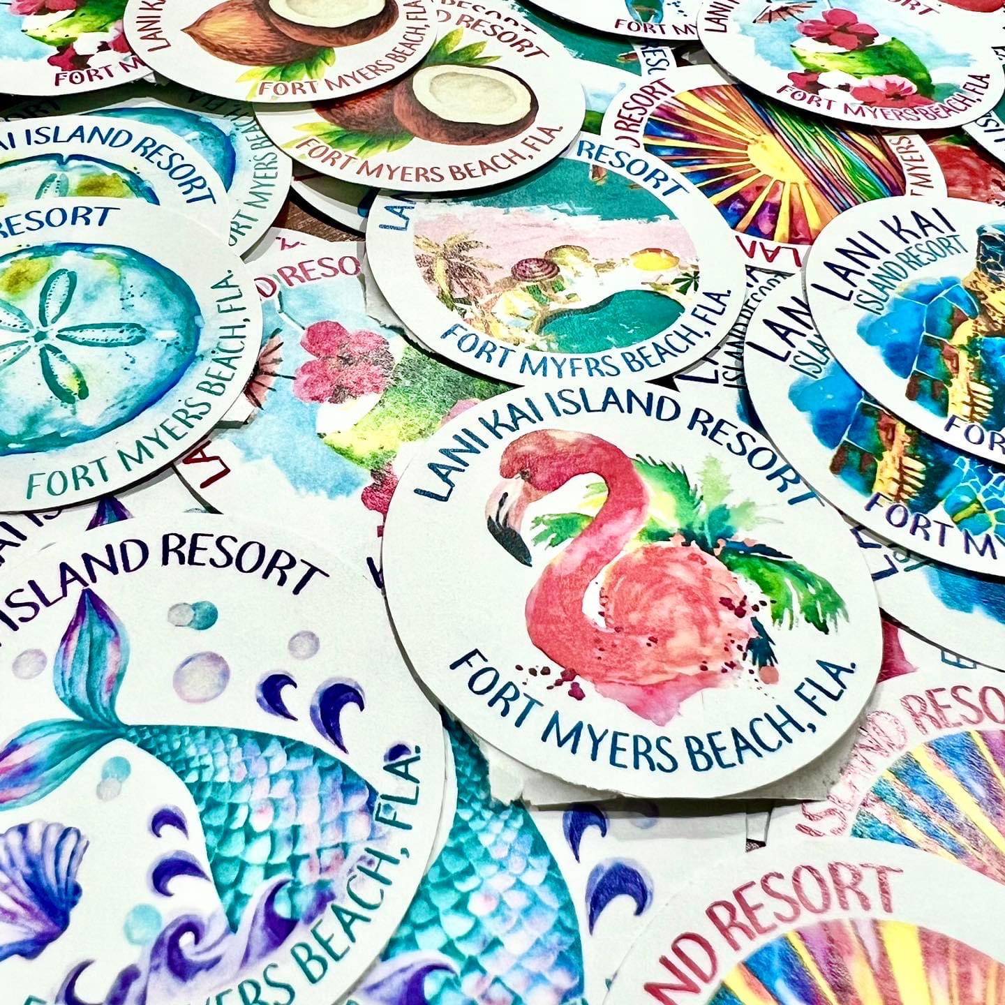Limited Edition Lani Kai Sticker Set (2-inch) 10-Pack