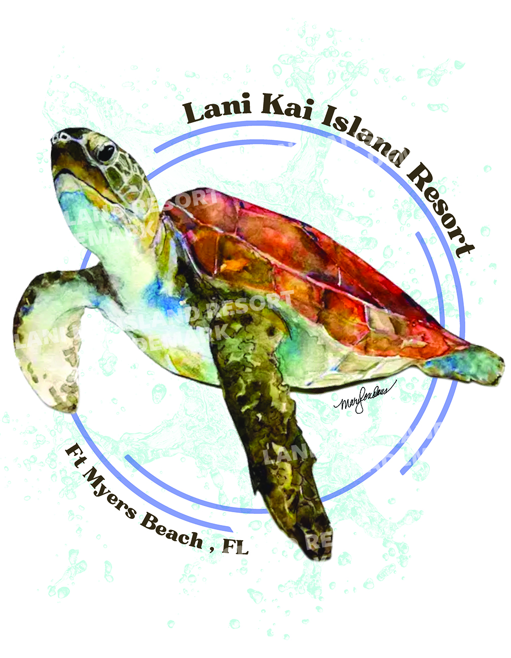 Lani Kai Sea Turtle Design (Tank, Long-Sleeve, Short-Sleeve or Mug)