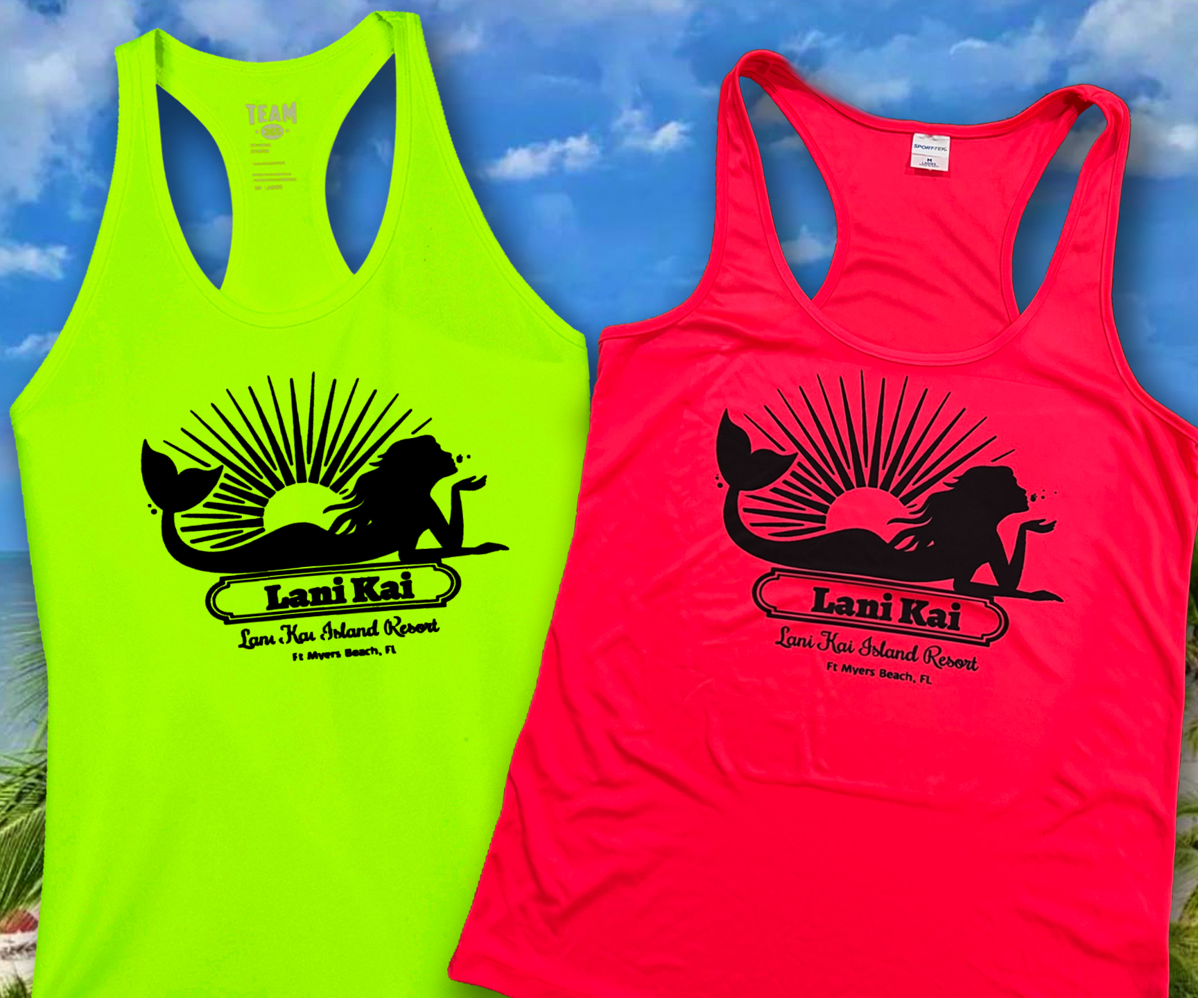 Neon Lani Kai Mermaid Tank Top