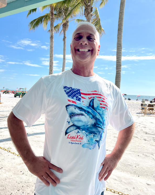 Lani Kai Patriotic Shark Design (Mug, Tank, Long-Sleeve, Short-Sleeve or Coolie)