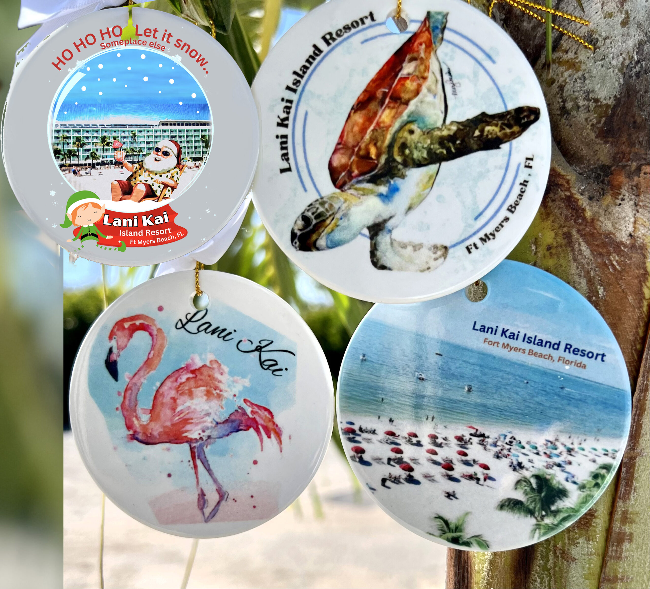 Lani Kai Ceramic Ornaments