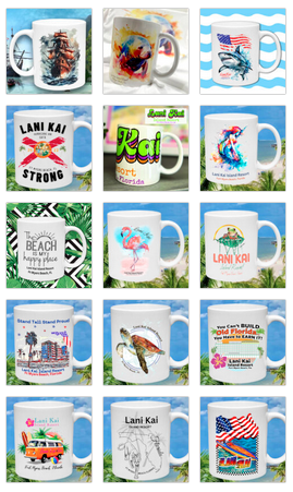 Lani Kai Coffee Mugs (Assorted Designs)